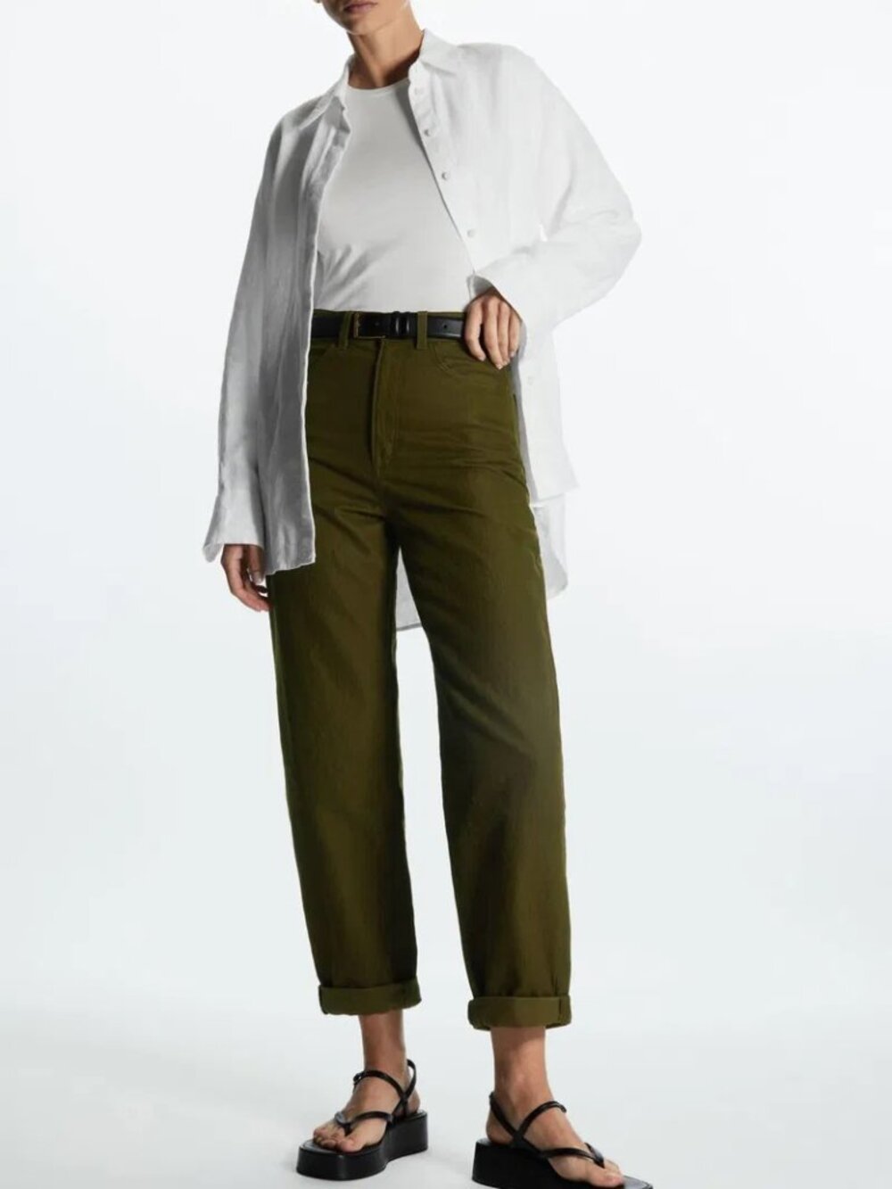 COS Tapered-Leg High Rise Chinos